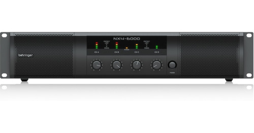 Behringer Nx4-6000 Amplificador Poder 4 Canales 6000 Watts 