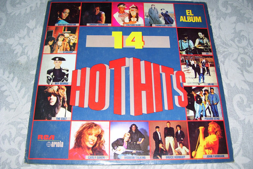 14 Hot Hits - Lp Vinilo - U2 Whitney Houston Cult Boy George