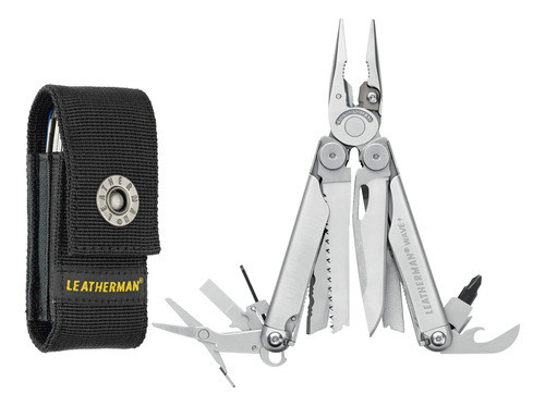 Leatherman, Multiherramienta Wave Plus Con Cortadores De Ala