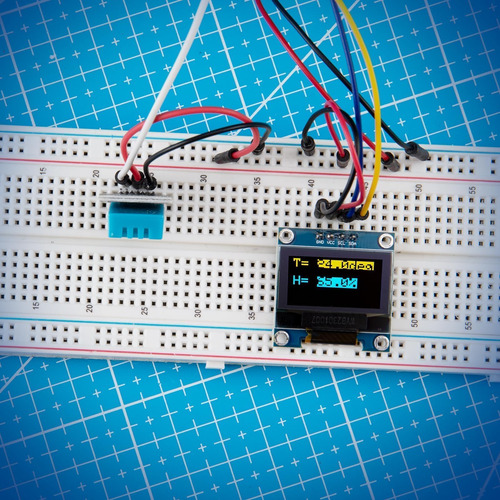 Módulo De Pantalla Oled Elegoo De 0.96 Pulgadas Para Arduino