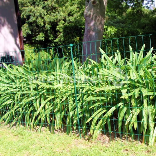 Imagem 4 de 6 de Tela De Jardim Decorativa 5,00 X 1,00m Revestida Pvc Verde