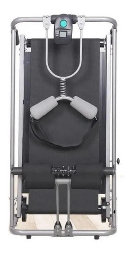 Imagen 2 de 2 de Trotadora mecánica De Todo y Más Trotadora caminadora mecánica plegable multifunción color gris