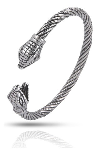 Sipuris Pulsera Vikinga Para Hombres Doble Dragón Serpiente 