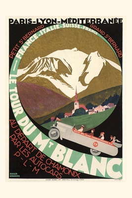 Libro Vintage Journal Poster For Mont Blanc Tour Poster -...