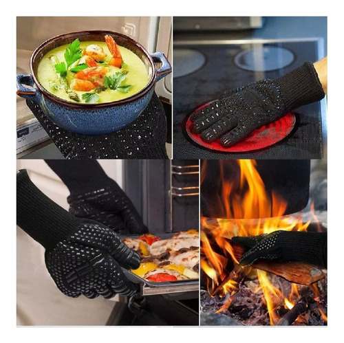 Baidai Guantes For Fuego Aptos For Horno Barbacoa O
