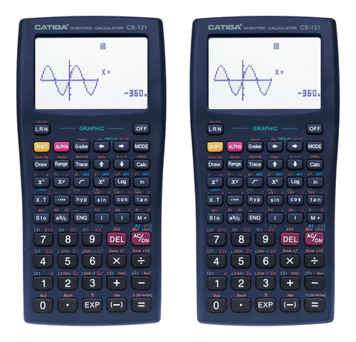 Calculadora Gráfica Cientifica Catiga Cs121 X2 Negro