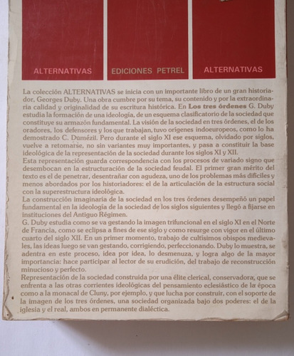 Los Tres Órdenes O Lo Imaginario Del Feudalismo Georges Duby (Usado)