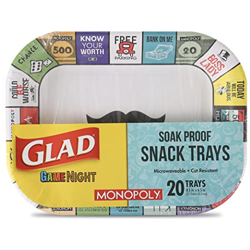 Bandejas De Papel Desechables Glad Game Night Monopoly ...