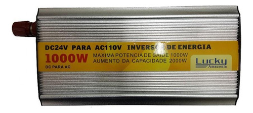 Inversor Veicular Conversor Solar 1000w 24v 110v Usb