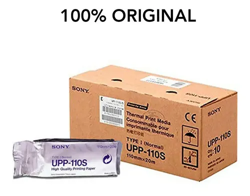 Papier Thermique Sony UPP-110S - Lot De 10 Rouleaux 11cm X 20m Pour Caisses Enregistreuses