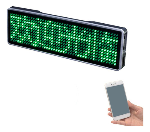 Letrero Led Etiqueta De Mensaje De Nombre Led Para Verde