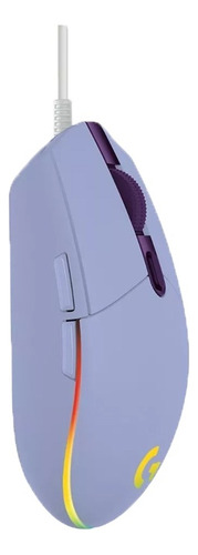 Mouse Logitech G203 Lightsync Gaming Lila