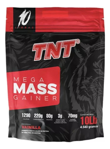 Proteina Tnt Mega Mass Gainer 12 - Unidad a $238000