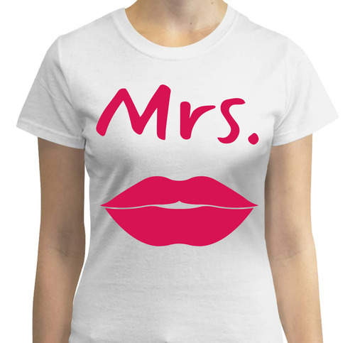 Playera Del Día Del Amor Y Amistad - Parejas - Beso Mrs.