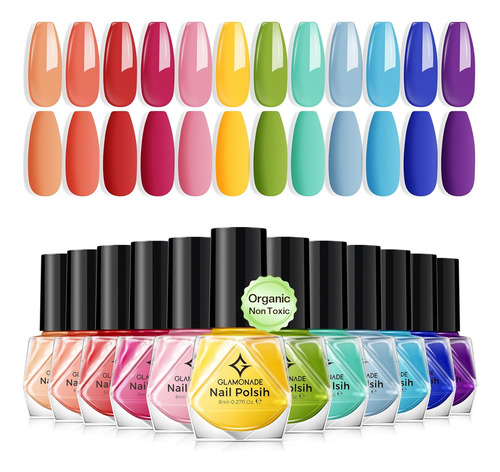 Esmalte De Uñas No Tóxico: Juego De Esmalte De Uñas Orgánico