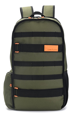 Mochila Urbana Wanderlust Limitless Trekking 47 X 30 X 17cm Color Verde Musgo Diseño De La Tela Liso