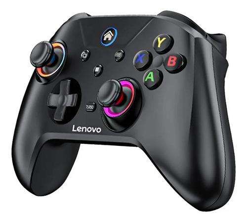 Controlador Rgb Sem Fio Lenovo S02 Para Switch/android/pc Preto