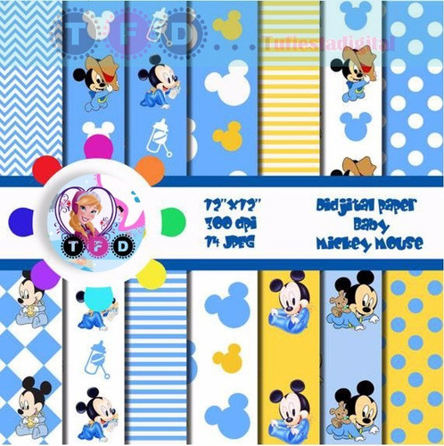 Kit Imprimible Mickey Mouse Bebe Pack Fondos Papel Digital Mercado Libre Kit Imprimible Mickey Mouse Bebe Pack Fondos Papel Digital Mercado Libre