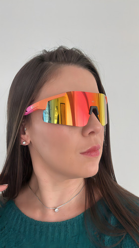 Óculos Solar Mormaii Grand Tour 3 M0180bc111 Lente Espelhada Cor Laranja