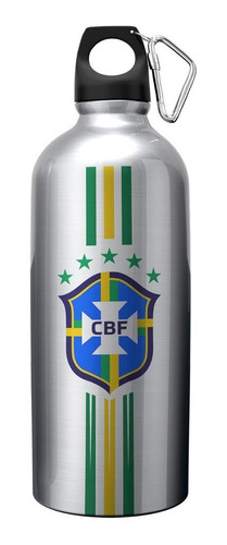 Squeeze Garrafa Seleção Brasileira Personalizada Com Nome