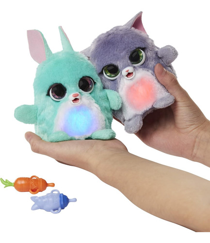Furreal Frr Fuzzalots Gato Y Conejo 2 Pack Interactivos