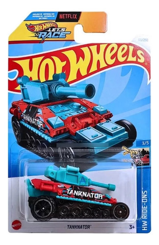 Hot Wheels 1:64 Hw Ride-ons Tanknator 2025 Turquesa