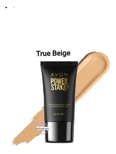 Base de maquillaje en líquida Avon Base de maquillaje liquida Avon Power Stay tono true beige - 30mL 30mg