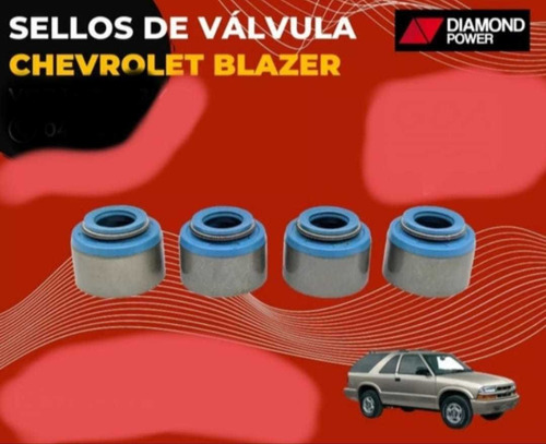 Sellos Gomas De Válvulas Blazer 4.3 262 Vortec 