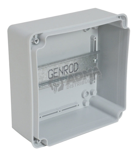 Caja Estanco Genrod Con Riel Din Ip65 115x115x110 Empalme 