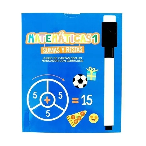 Juego Cartas Matemáticas 2 Multiplicacion Division Marcador