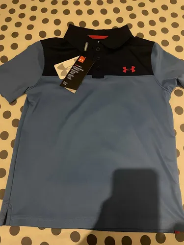 Playera Tipo Polo Ni o Under Armour Golf O Tenis Heat Gear