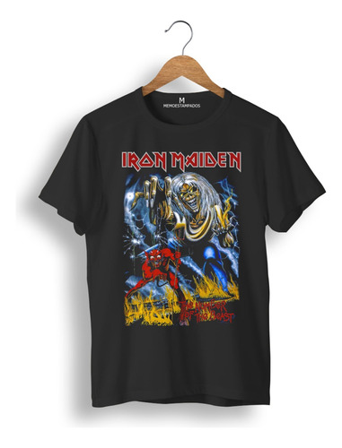 Remera: Iron Maiden The Nomber Of The Beast Memoestampados