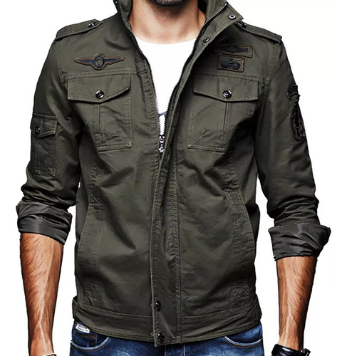 Chaqueta Militar De Algodón Para Exteriores Para Hombre De Nueva Moda