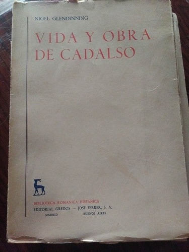 Vida Y Obra De Cadalso De Nigel Glendinning