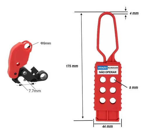 Kit 24 Itens Bloqueios / Ident. Loto Elétrico Nr10/nr12