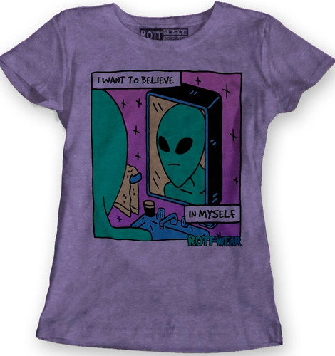 I Want To Believe In Me X Files Area 51 Blusa Indi Rott Wear