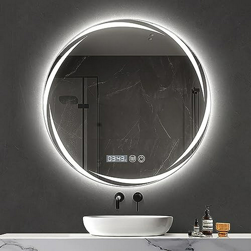 Espejo Inteligente Led Para Baño, Montaje En Pared, 60cm