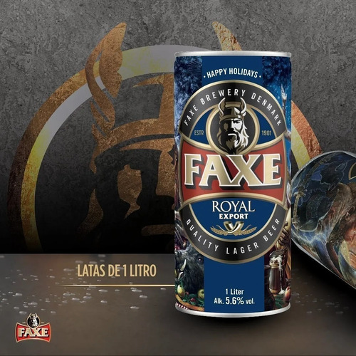 Imagen 4 de 10 de Cerveza Faxe Premium Mix Pack X 6 X 1lt. ( Combo I )