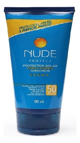 Nude Protector Solar Cara Cuerp - mL