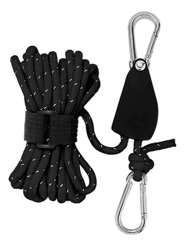 Cuerda De Trinquete Para Colgar, Cordón, L Y Negro