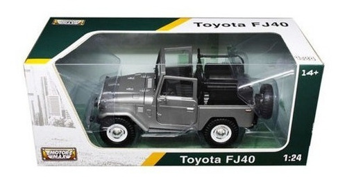 Toyota Fj40 Convertible De Colección Escala 1:24 Motor Max