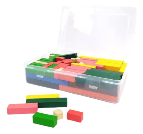 Regletas Cuisenaire De Madera X 100 Piezas