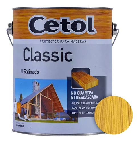 Cetol Classic Satinado Impregnante Protector Exterior X 4lts - Prestigio