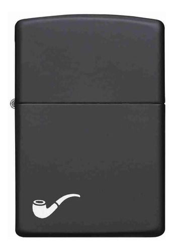 Encendedor Zippo Black Matte Pipe Design Zp218pl