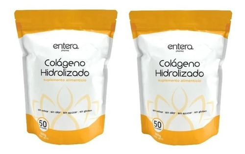 Colageno Hidrolizado Entera Pharma 500g C/u 2 Pzs