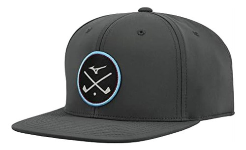 Gorra Snapback Mizuno Standard Crossed Clubs, Carbón, Talla