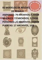 Comprar Archivos Stl Relieve 3d Cnc Router Relojes 165 Modelos