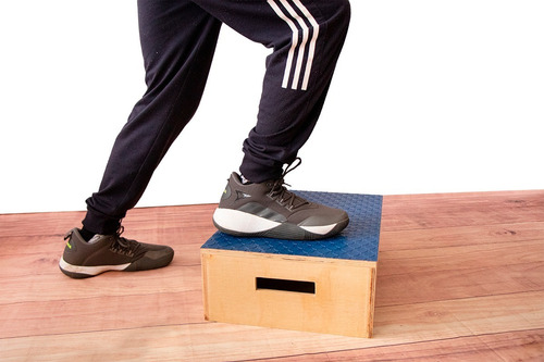 Imagen 2 de 5 de Banco Step Aerobics Ingeniacrea De Madera 50 X 35
