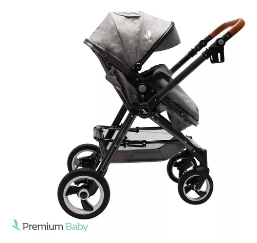 Carrito con Baby Seat Mike 3-en-1 Gris - Premium Baby - El Mercadillo