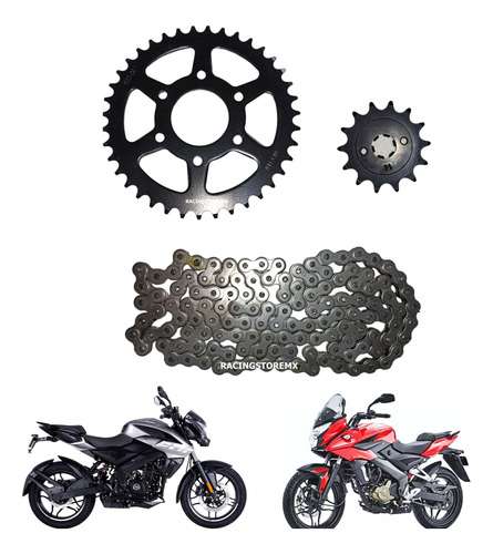 Kit De Arrastre Sproket Bajaj Pulsar Ns200 As200 Reforzada